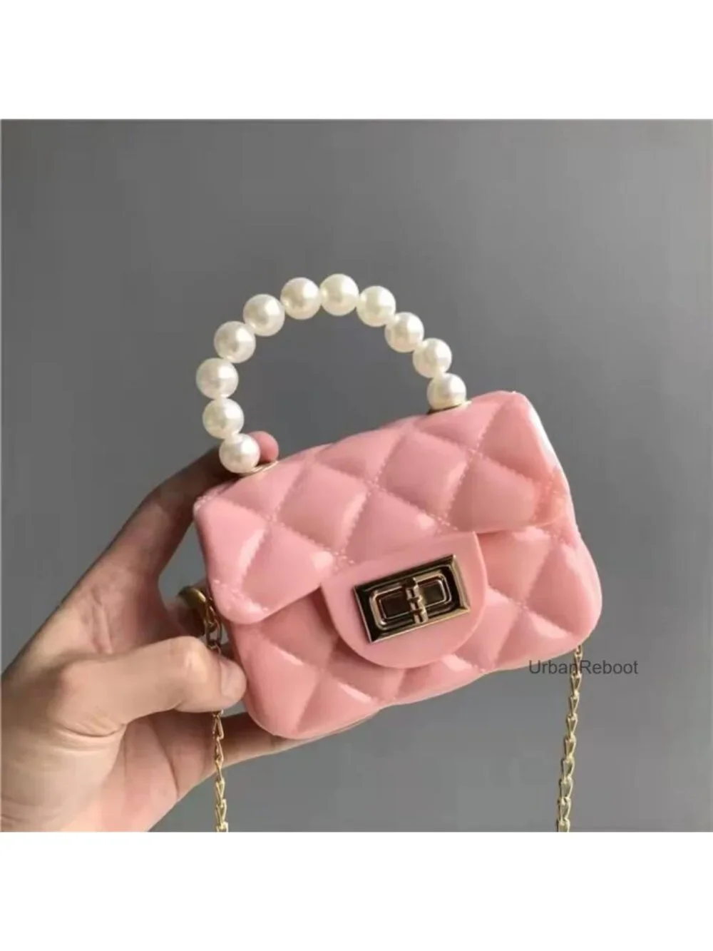 Girls Jelly Purse & Sunglasses Set PVC Crossbody Bag